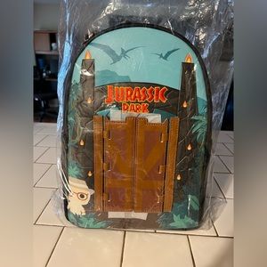 Loungefly POP Jurassic Park Gates Womens Double Strap Shoulder Bag